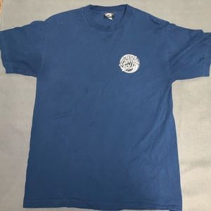 Shirt sleeve navy blue Santa Cruz tee